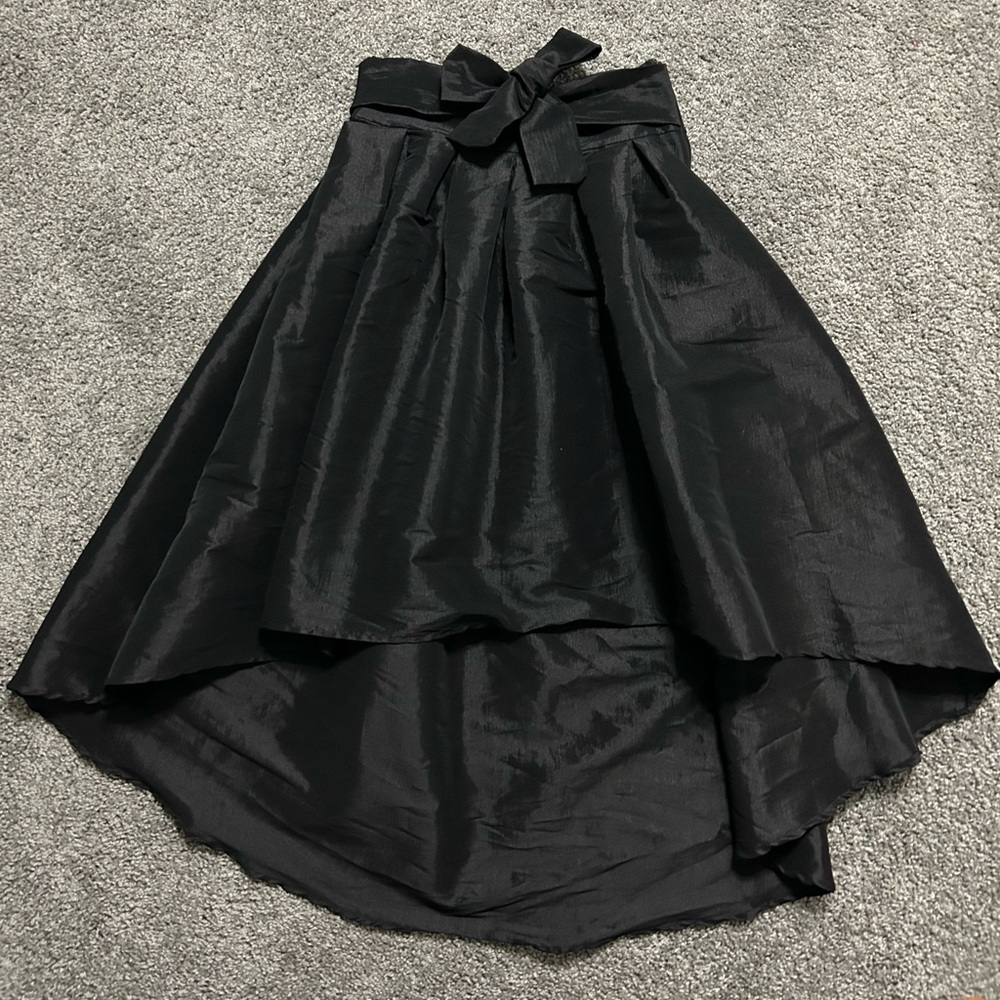 Black A-line Skirt